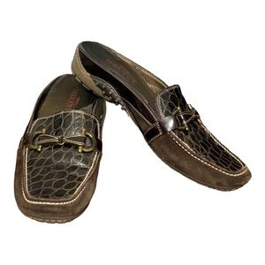 Sesto Meucci‎ woven leather mules sz 8 N made in Italy